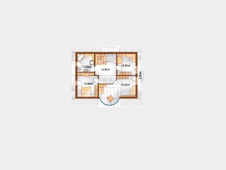 Massivhaus Exklusiv von Wagener Systemhausbau Schlüsselfertig ab 273000€, Satteldach-Klassiker Grundriss 1