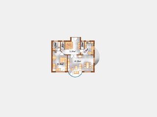 Massivhaus Exklusiv von Wagener Systemhausbau Schlüsselfertig ab 273000€, Satteldach-Klassiker Grundriss 2