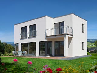 Fertighaus Patrino von Fingerhut Haus Schlüsselfertig ab 481127€, Cubushaus Außenansicht 3
