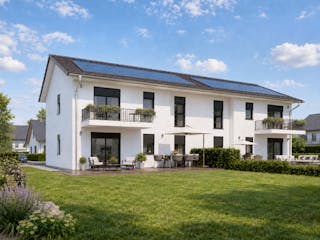 Massivhaus Haus Schöneiche von ROTH MASSIVHAUS Schlüsselfertig ab 1067000€, Satteldach-Klassiker Außenansicht 1