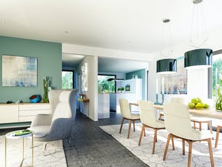 Fertighaus EVOLUTION 163 V4 von Bien-Zenker Schlüsselfertig ab 409797€, Satteldach-Klassiker Innenansicht 2