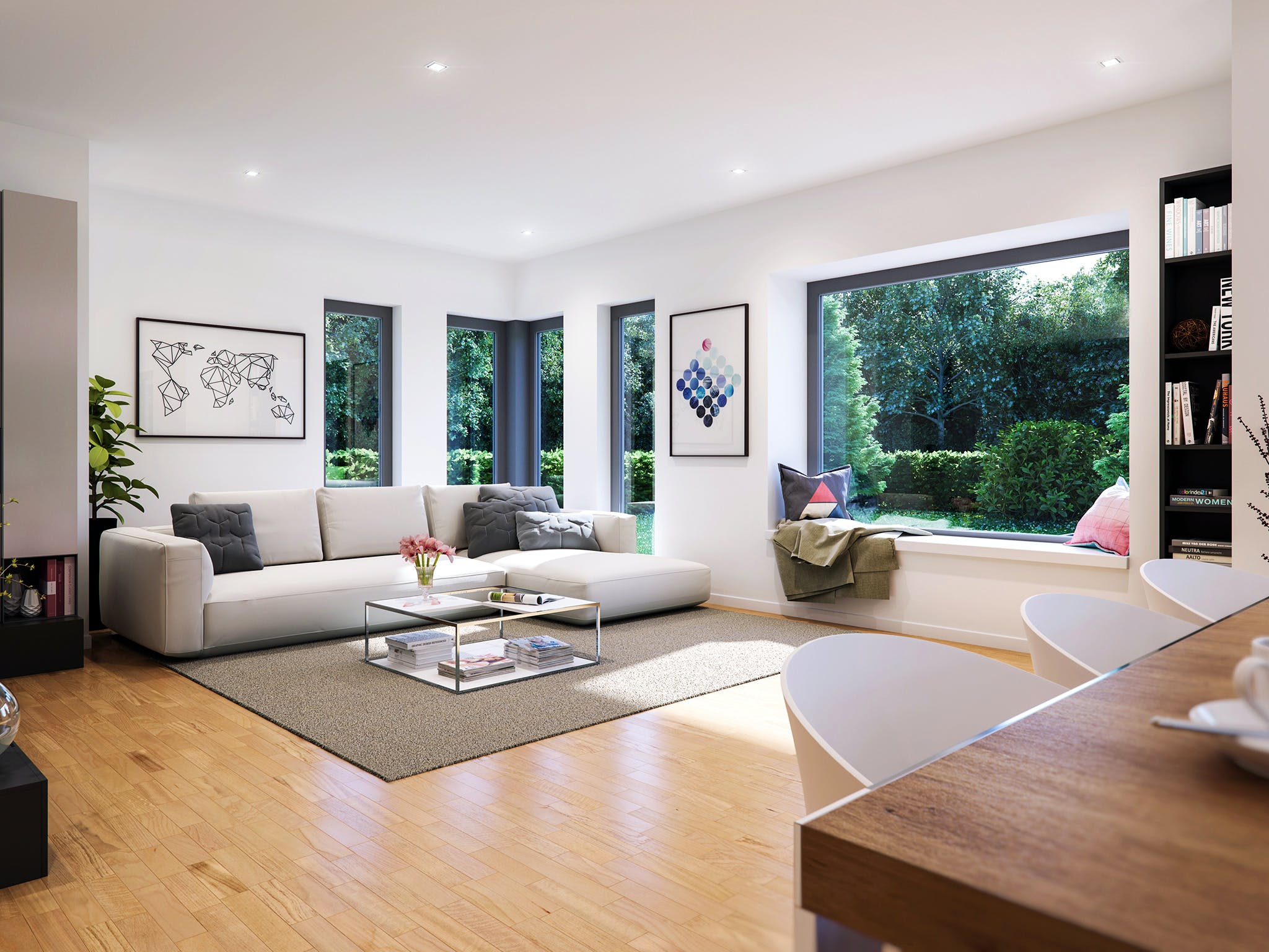 Fertighaus EVOLUTION 162 V5 von Bien-Zenker Schlüsselfertig ab 353487€, Stadtvilla Innenansicht 1