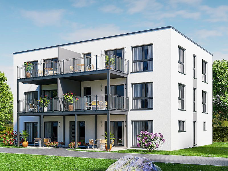 Fertighaus-Baupartner Wohnungsbau Bayern - Mehrfamilienhäuser