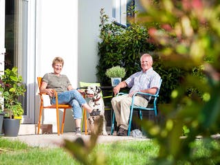 Fertighaus Bauhaus 200 von FischerHaus Schlüsselfertig ab 633600€, Cubushaus Außenansicht 2