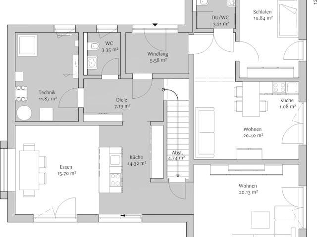 Fertighaus Musterhaus CubeX von FischerHaus Schlüsselfertig ab 678667€, Cubushaus Grundriss 1 Fertighaus Musterhaus CubeX von FischerHaus Schlüsselfertig ab 678667€, Cubushaus Grundriss 1