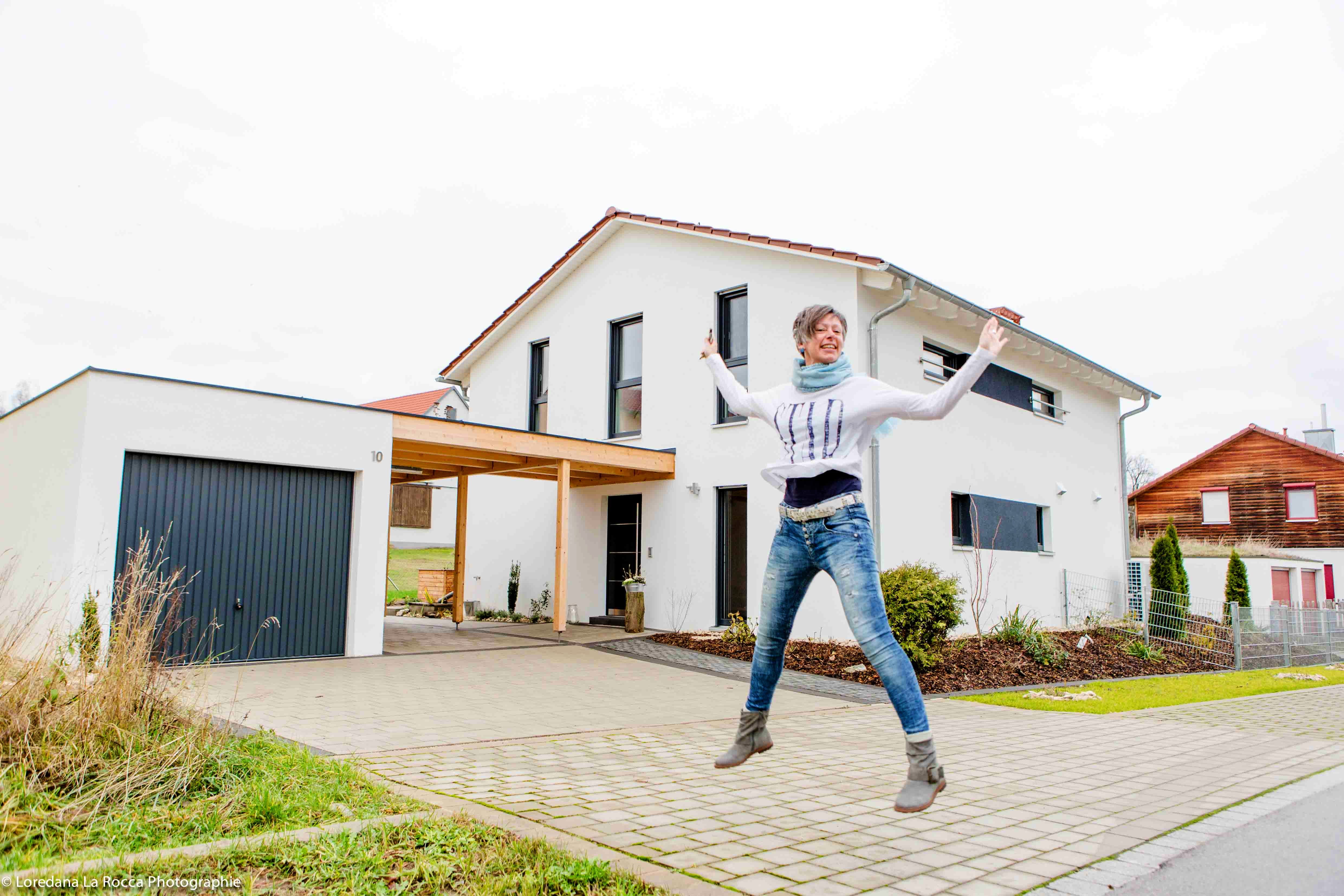 Fertighaus Modern 145 von FischerHaus Schlüsselfertig ab 329940€, Satteldach-Klassiker Außenansicht 1