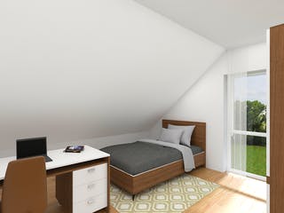 Massivhaus Stadthaus Chemnitz von FIBAV Massivhaus, Satteldach-Klassiker Innenansicht 5