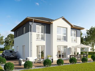 Massivhaus Stadtvilla Emden von FIBAV Massivhaus, Stadtvilla Außenansicht 1