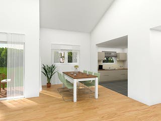 Massivhaus Wismar von FIBAV Massivhaus, Bungalow Innenansicht 2