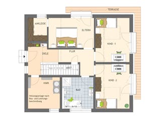 Fertighaus ARTIS 301 F STG von FingerHaus Schlüsselfertig ab 419749€, Cubushaus Grundriss 1
