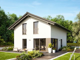 Fertighaus MEDLEY 3.0 102 A S160 von FingerHaus Schlüsselfertig ab 325433€, Satteldach-Klassiker Außenansicht 1