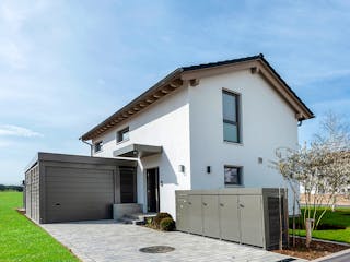 Fertighaus MH Babenhaus - TALO 110 von FingerHaus Schlüsselfertig ab 392531€, Satteldach-Klassiker Außenansicht 1