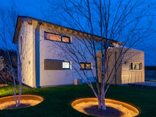 Fertighaus MH Babenhaus - TALO 110 von FingerHaus Schlüsselfertig ab 392531€, Satteldach-Klassiker Außenansicht 4