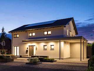 Fertighaus MH Bad Vilbel - SENTO 503 von FingerHaus Schlüsselfertig ab 434896€, Satteldach-Klassiker Außenansicht 4
