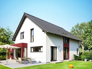 Fertighaus NEO 311 ek5 von FingerHaus Schlüsselfertig ab 397649€, Satteldach-Klassiker Außenansicht 1