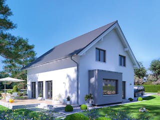 Fertighaus SENTO 400 A S130 von FingerHaus Schlüsselfertig ab 398232€, Satteldach-Klassiker Außenansicht 1