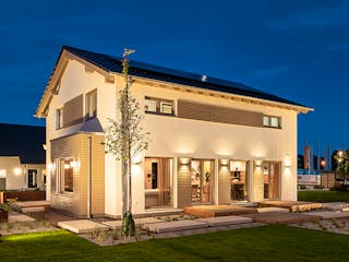 Fertighaus MH Frankenberg - SENTO 500B S215 von FingerHaus Schlüsselfertig ab 457511€, Satteldach-Klassiker Außenansicht 3