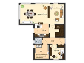 Fertighaus MH Fulda - TALO von FingerHaus Schlüsselfertig ab 428437€, Grundriss 1