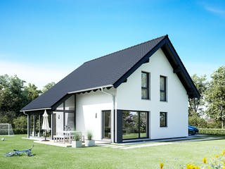 Fertighaus VIO 200 S130 WG von FingerHaus Schlüsselfertig ab 344710€, Satteldach-Klassiker Außenansicht 1