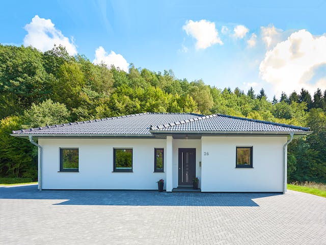 Fertighaus Carpe von Fingerhut Haus Schlüsselfertig ab 400715€, Bungalow Außenansicht 1