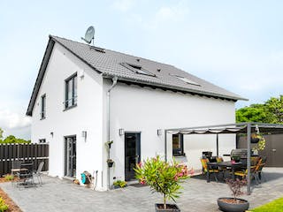 Fertighaus Filino von Fingerhut Haus, Satteldach-Klassiker Außenansicht 1