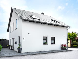 Fertighaus Filino von Fingerhut Haus, Satteldach-Klassiker Außenansicht 3