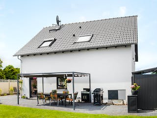 Fertighaus Filino von Fingerhut Haus, Satteldach-Klassiker Außenansicht 4