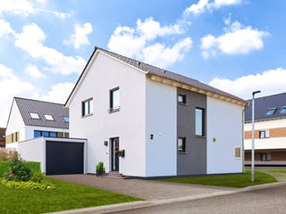 Fertighaus Juna von Fingerhut Haus Schlüsselfertig ab 430913€, Satteldach-Klassiker Außenansicht 2