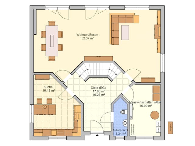 Fertighaus Klara von Fingerhut Haus Schlüsselfertig ab 530067€, Stadtvilla Grundriss 1 Fertighaus Klara von Fingerhut Haus Schlüsselfertig ab 530067€, Stadtvilla Grundriss 1