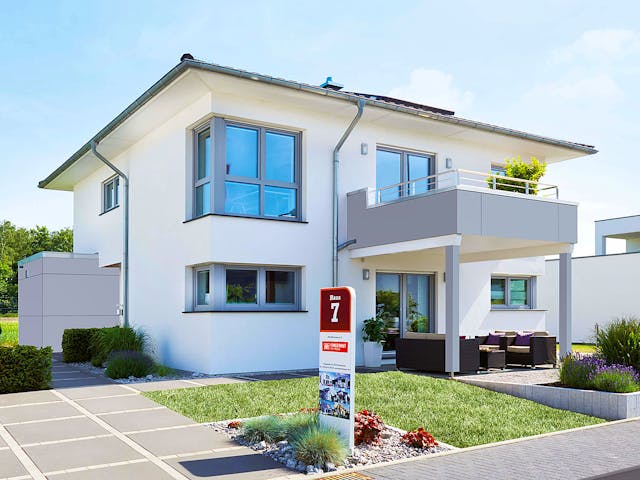 Fertighaus Köln von Fingerhut Haus Schlüsselfertig ab 572613€, Stadtvilla Außenansicht 1