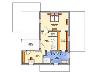 Fertighaus Lageto von Fingerhut Haus Schlüsselfertig ab 684475€, Cubushaus Grundriss 2