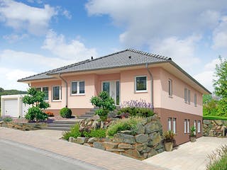 Fertighaus Levita von Fingerhut Haus Schlüsselfertig ab 419247€, Bungalow Außenansicht 1