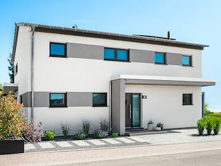 Fertighaus Ludema von Fingerhut Haus, Satteldach-Klassiker Außenansicht 4