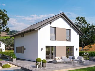 Fertighaus Mainz von Fingerhut Haus Schlüsselfertig ab 427073€, Satteldach-Klassiker Außenansicht 1