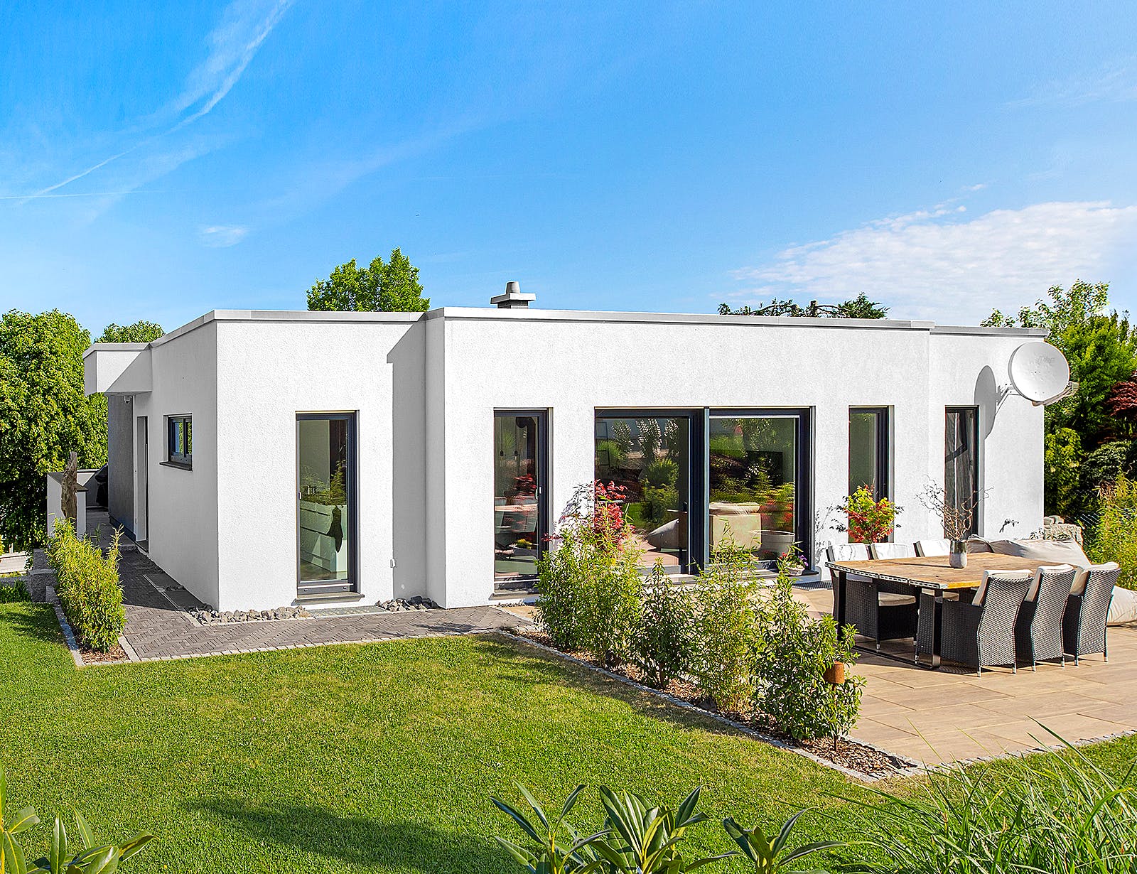 Fertighaus Malgara von FINGERHUT-HAUS, Bungalow Außenansicht 1