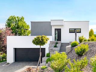 Fertighaus Malgara von Fingerhut Haus Schlüsselfertig ab 440930€, Cubushaus Außenansicht 2