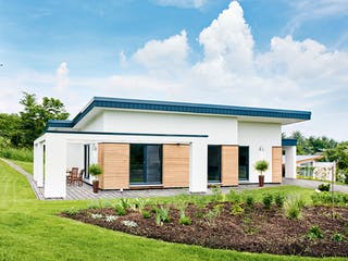 Fertighaus Nivelo von Fingerhut Haus Schlüsselfertig ab 482258€, Bungalow Außenansicht 3
