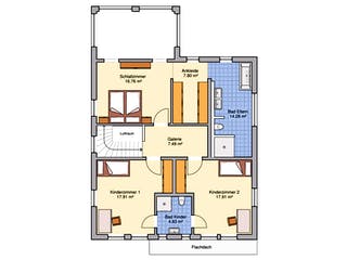 Fertighaus Plata von Fingerhut Haus Schlüsselfertig ab 605008€, Stadtvilla Grundriss 2
