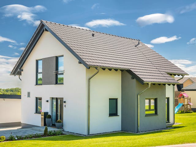 Fertighaus Seko von Fingerhut Haus Schlüsselfertig ab 419283€, Satteldach-Klassiker Außenansicht 1