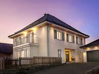 Fertighaus Suro von Fingerhut Haus Schlüsselfertig ab 605693€, Stadtvilla Außenansicht 8