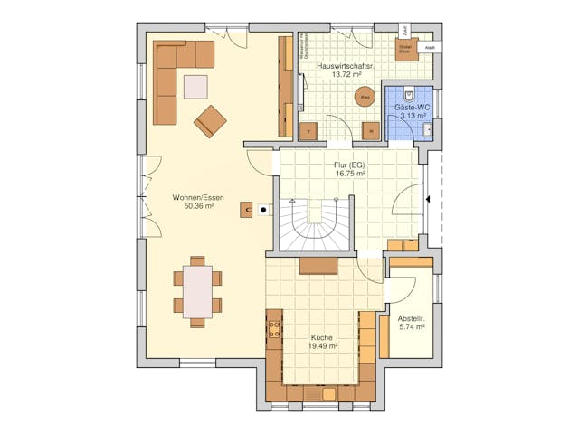 Fertighaus Suro von Fingerhut Haus Schlüsselfertig ab 605649€, Stadtvilla Grundriss 1 Fertighaus Suro von Fingerhut Haus Schlüsselfertig ab 605649€, Stadtvilla Grundriss 1