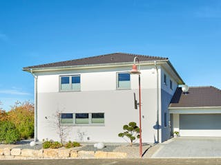 Fertighaus Tero von Fingerhut Haus Schlüsselfertig ab 466057€, Stadtvilla Außenansicht 2