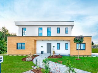 Fertighaus Vilago - MH Neunkhausen von Fingerhut Haus Schlüsselfertig ab 623737€, Cubushaus Außenansicht 6