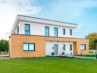 Fertighaus Vilago - MH Neunkhausen von Fingerhut Haus Schlüsselfertig ab 623737€, Cubushaus Außenansicht 2