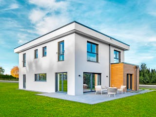 Fertighaus Vilago - MH Neunkhausen von Fingerhut Haus Schlüsselfertig ab 623737€, Cubushaus Außenansicht 4