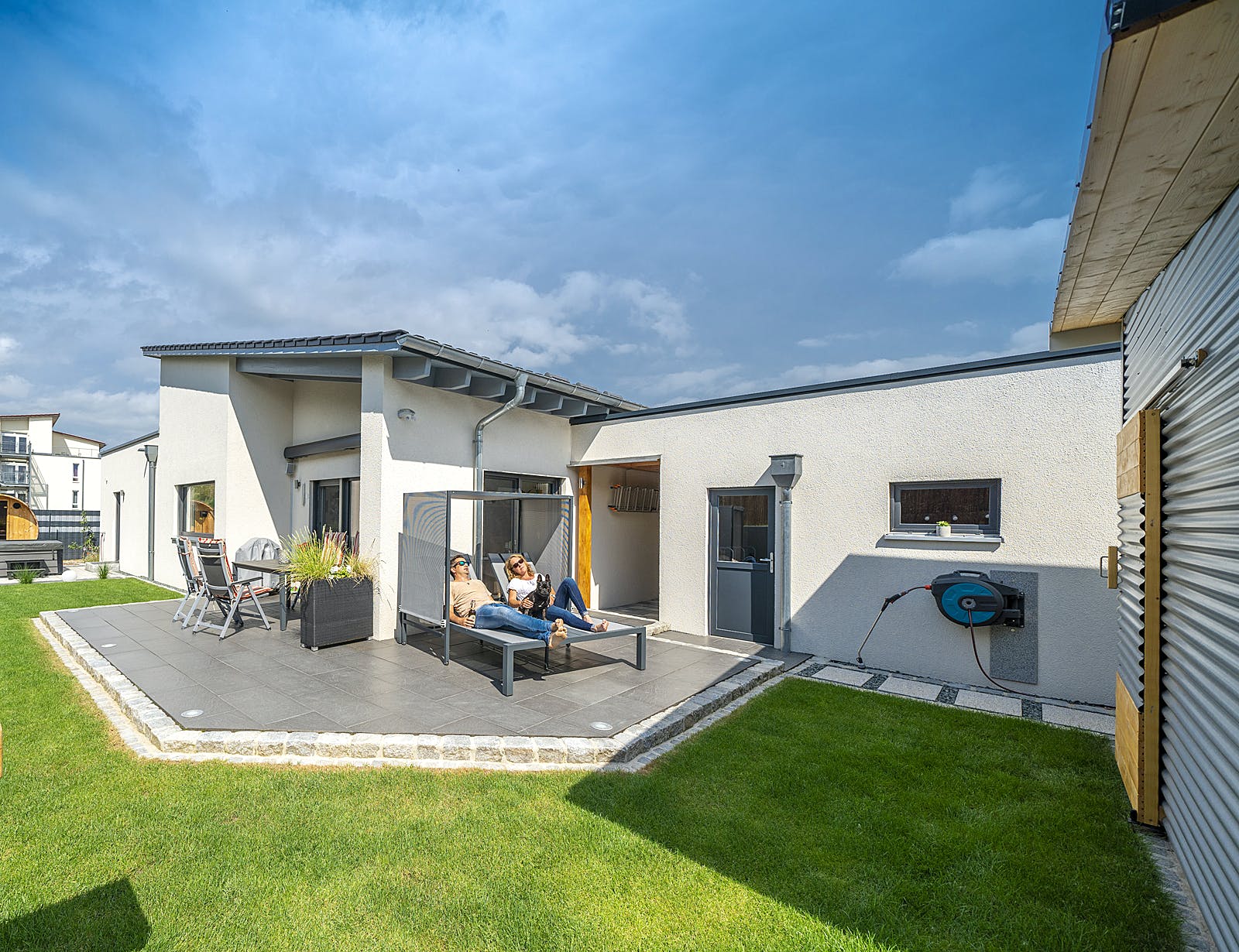 Fertighaus Bungalow 143 von FischerHaus Schlüsselfertig ab 395945€, Bungalow Außenansicht 2