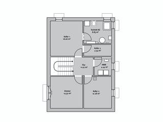 Fertighaus Modern 210 von FischerHaus Schlüsselfertig ab 526396€, Satteldach-Klassiker Grundriss 3