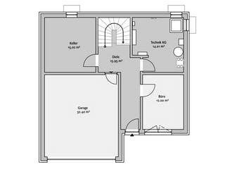Fertighaus Modern 238 von FischerHaus Schlüsselfertig ab 548559€, Satteldach-Klassiker Grundriss 3