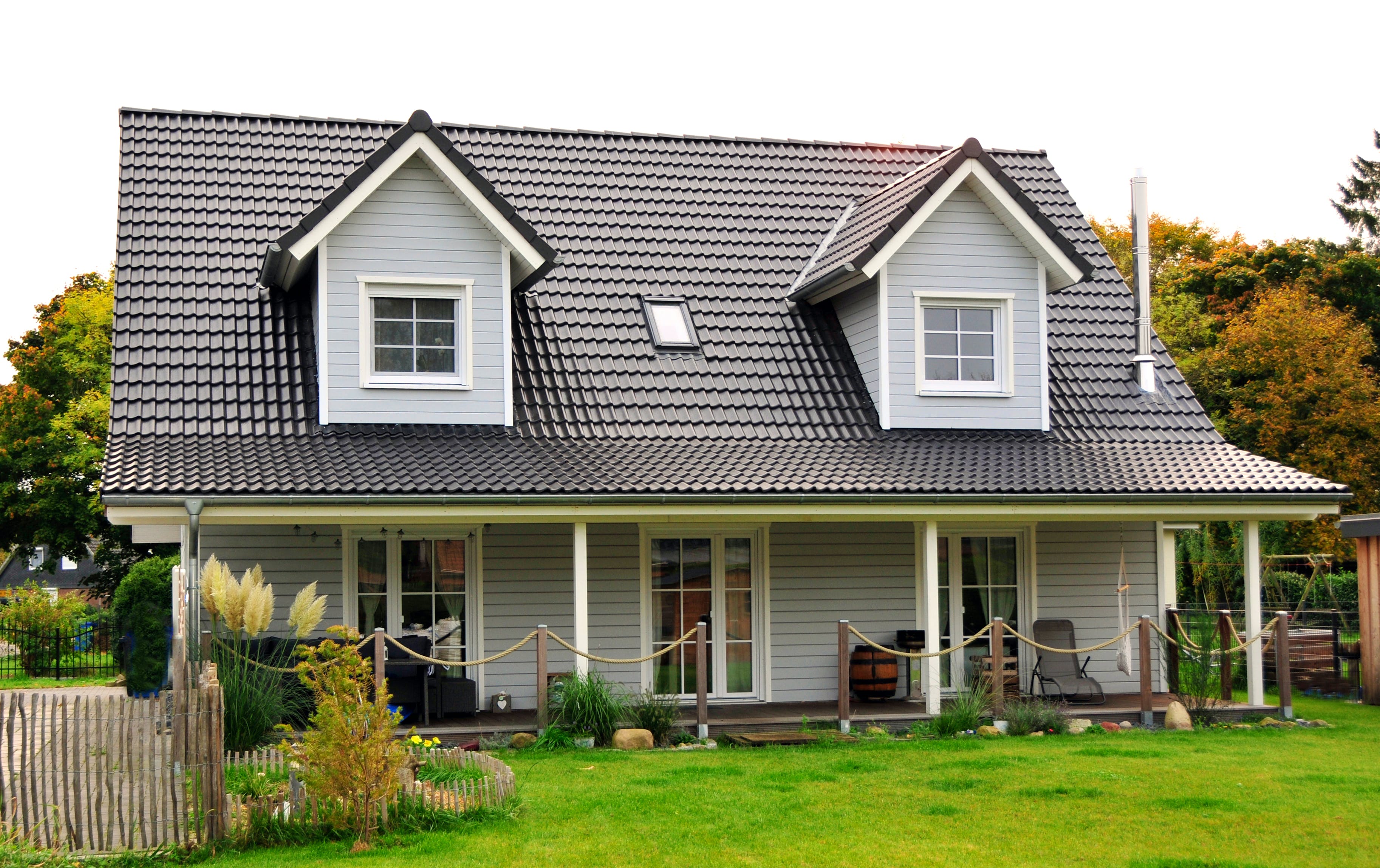 Blockhaus Helsingör von Fjorborg Häuser Ausbauhaus ab 242446€, Blockhaus Außenansicht 1