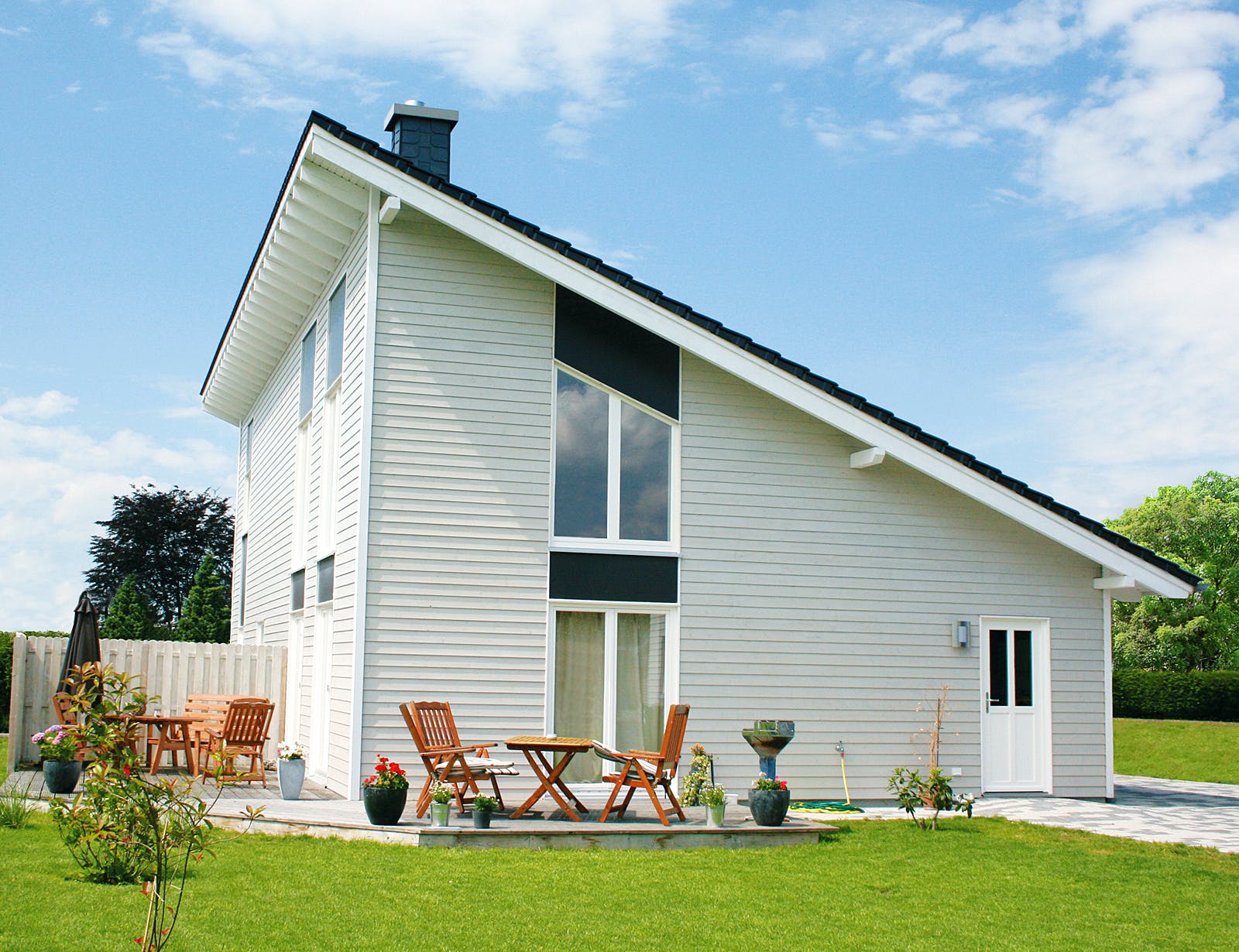 Blockhaus Lökken von Fjorborg Häuser Ausbauhaus ab 212837€, Blockhaus Außenansicht 1